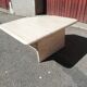 Vintage coffee table in travertine