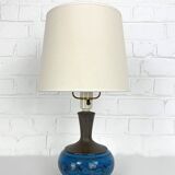 Scandinavian ceramic table lamp, Nils Kähler for HAK, Denmark, 1960s