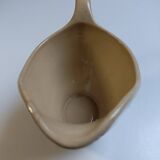 Badonviller art deco beige sauceboat with flowers