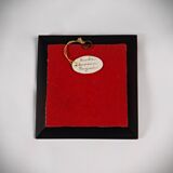 Miniature portrait of Madame Bergeret by Bouchet, hand-painted gouache, 19th century