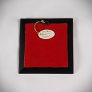 Miniature portrait of Madame Bergeret by Bouchet, hand-painted gouache, 19th century