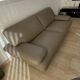 Full-grain leather 3-seater sofa roche bobois
