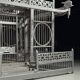 Asian style birdcage wood