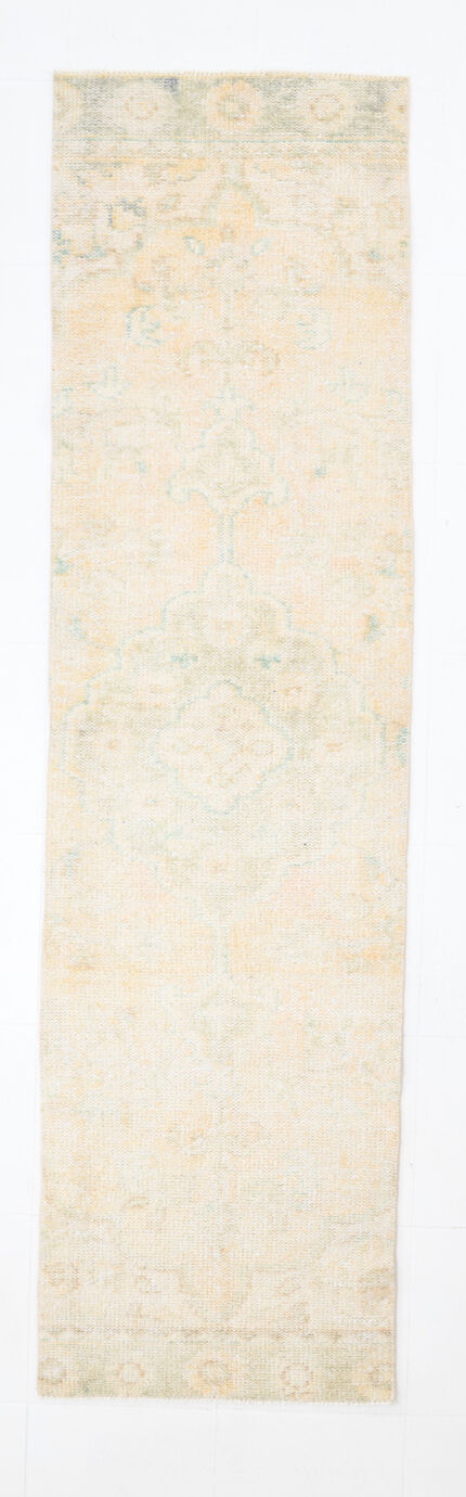 2x9 Vintage Runner Rug, 77x281Cm Rug For Hallway