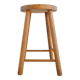 Solid wood stool - saddle