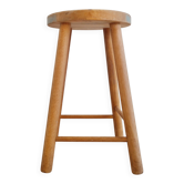 Tabouret en bois massif