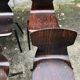 Lot de 6 chaises vintage Eromes E5