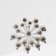 Pair of Veronese chandeliers 165 cms steel glass Murano circa 1970