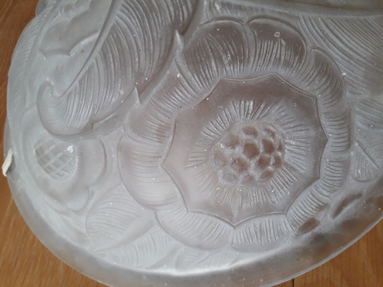 Art Deco globe pendant light 1900