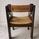 Fauteuil brutaliste design italien