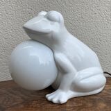 Vintage 80's frog lamp