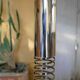 Vintage chrome metal hanging