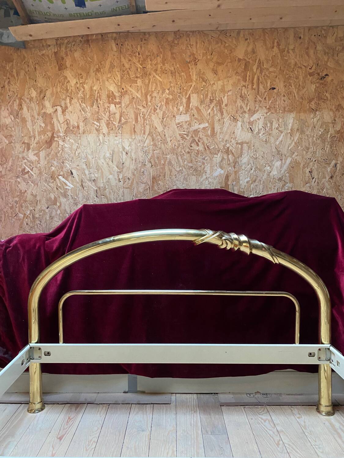 Brass bed Lipparini Design 1970