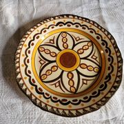 Assiette décorative vintage HB Quimper