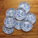 8 flat plates in earthenware "Burgenland" Villeroy and vintage Boch