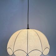 German mid-century "Cocoon" wavy chandelier by Goldkant, 1970s