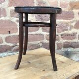 Tabouret de salon en bois courbé Hofmann 1900
