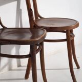 Anciennes chaises Thonet en bois courbé (c.1940). Ensemble de 4 pièces