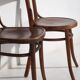 Antique Thonet bentwood chairs (c.1940). Set of 4 pieces
