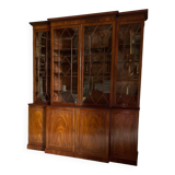 English mahogany bookcase circa 1900