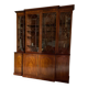 Bibliothèque anglaise en acajou vers 1900