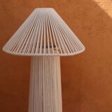 Lampadaire chapeau blanc cassé en coton