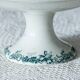 St Amand iron earth compote bowl "Campanule"