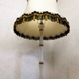 Alabaster and brass floor lamp
