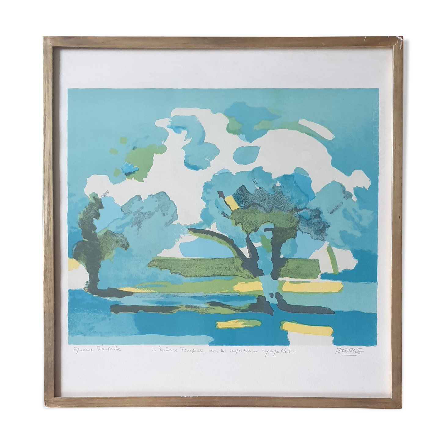 Framed illustration, R.Bierge