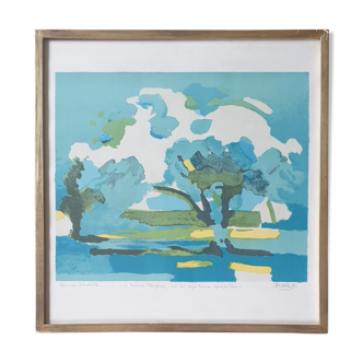 Framed illustration, R.Bierge