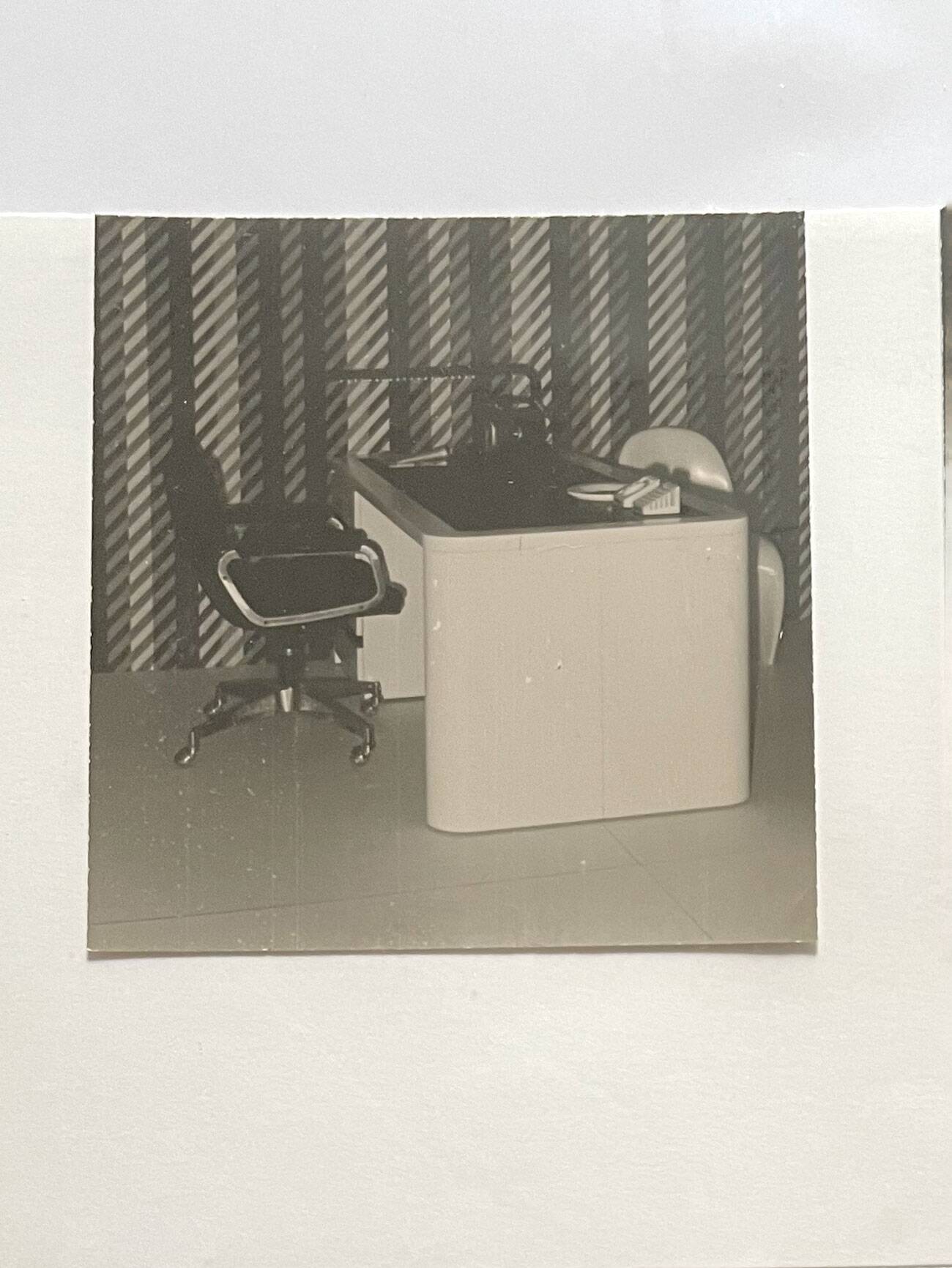 Frank De Clercq large space age desk 1972, Belgium