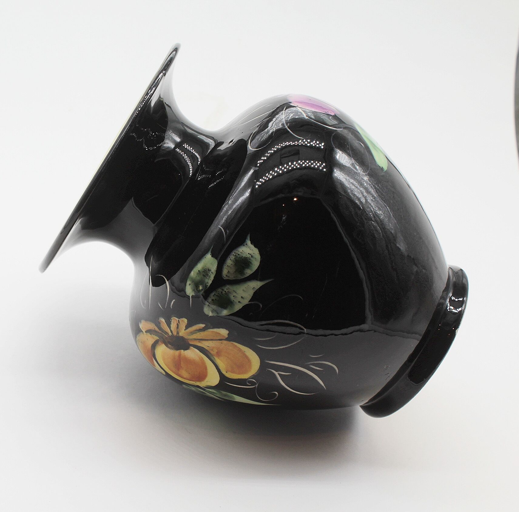 Ceramic vase flowers