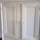 Kitchen cabinet or pharmacy in art deco wood