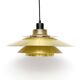 Vintage Danish Jeka lamp in brass, Denmark 1970's
