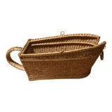 Ancien porte bouteille en osier