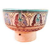 Bol Zlafa en faïence polychrome – Fès, début XXe siècle