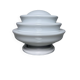 Lampe opaline skyscraper Art Déco
