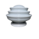 Lampe opaline skyscraper Art Déco