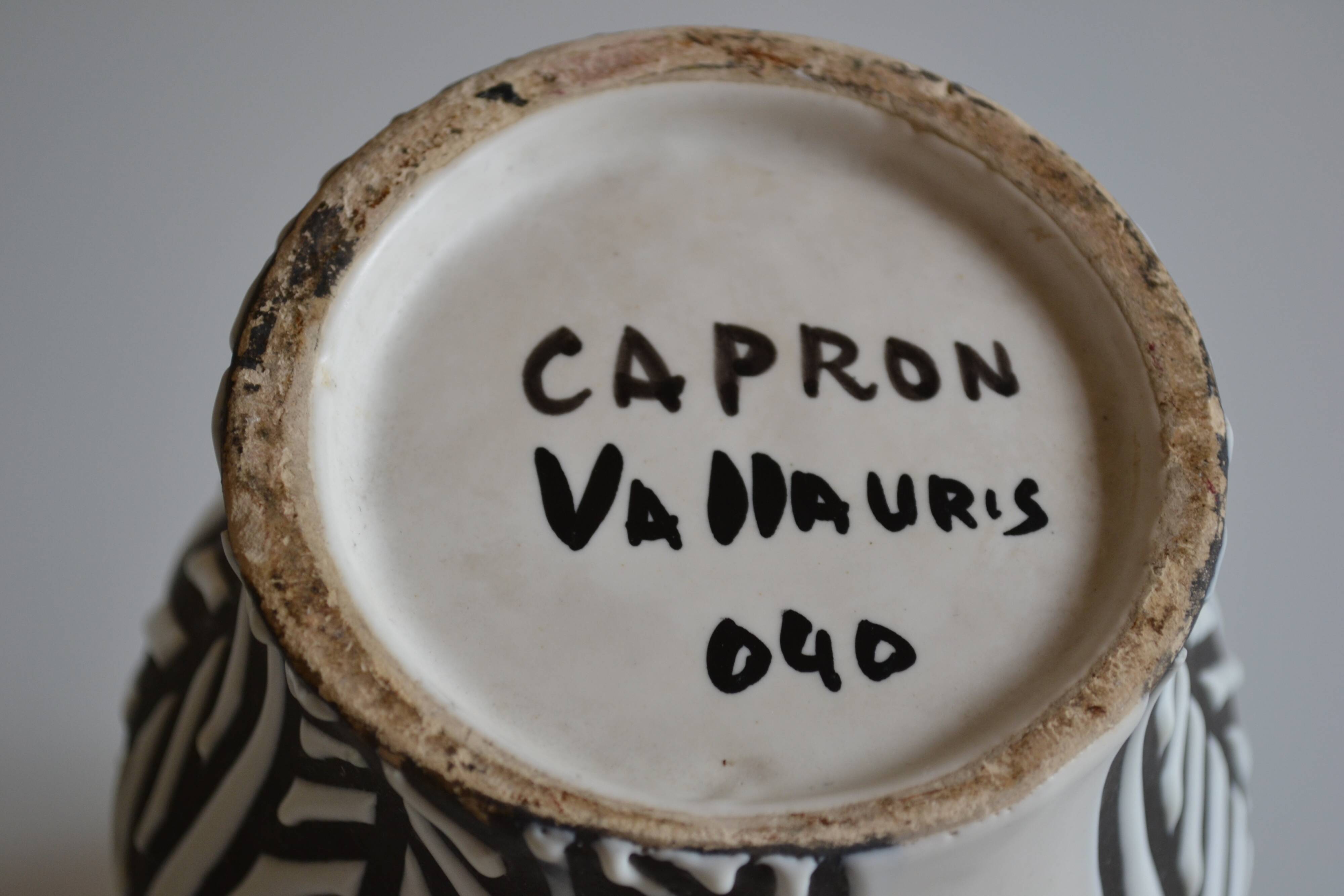 Roger Capron (1922 2006) orangeade service in enamelled tin earthenware