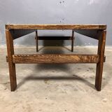 Table basse en wengé Mid Century