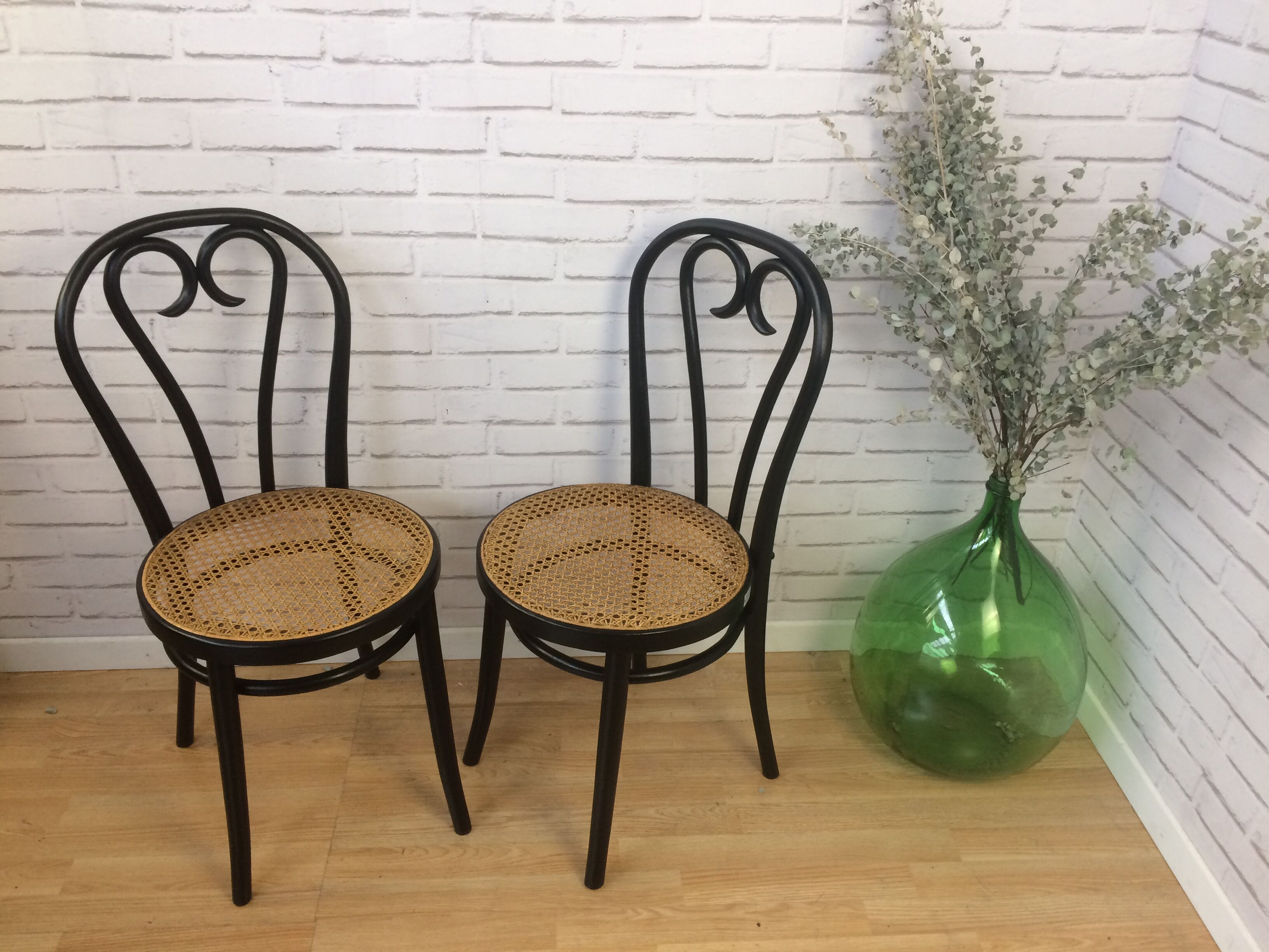 Lot of 2 canning chairs