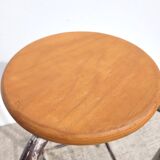 High steel workshop stool