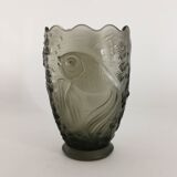 Art Nouveau vase Josef Inwald glass decor Koi Carps 1900