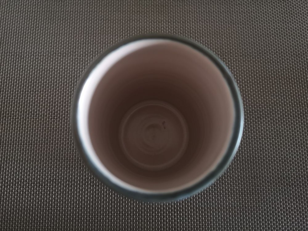 Small glazed ceramic vase/pot - Signed JB- 1970s/80s