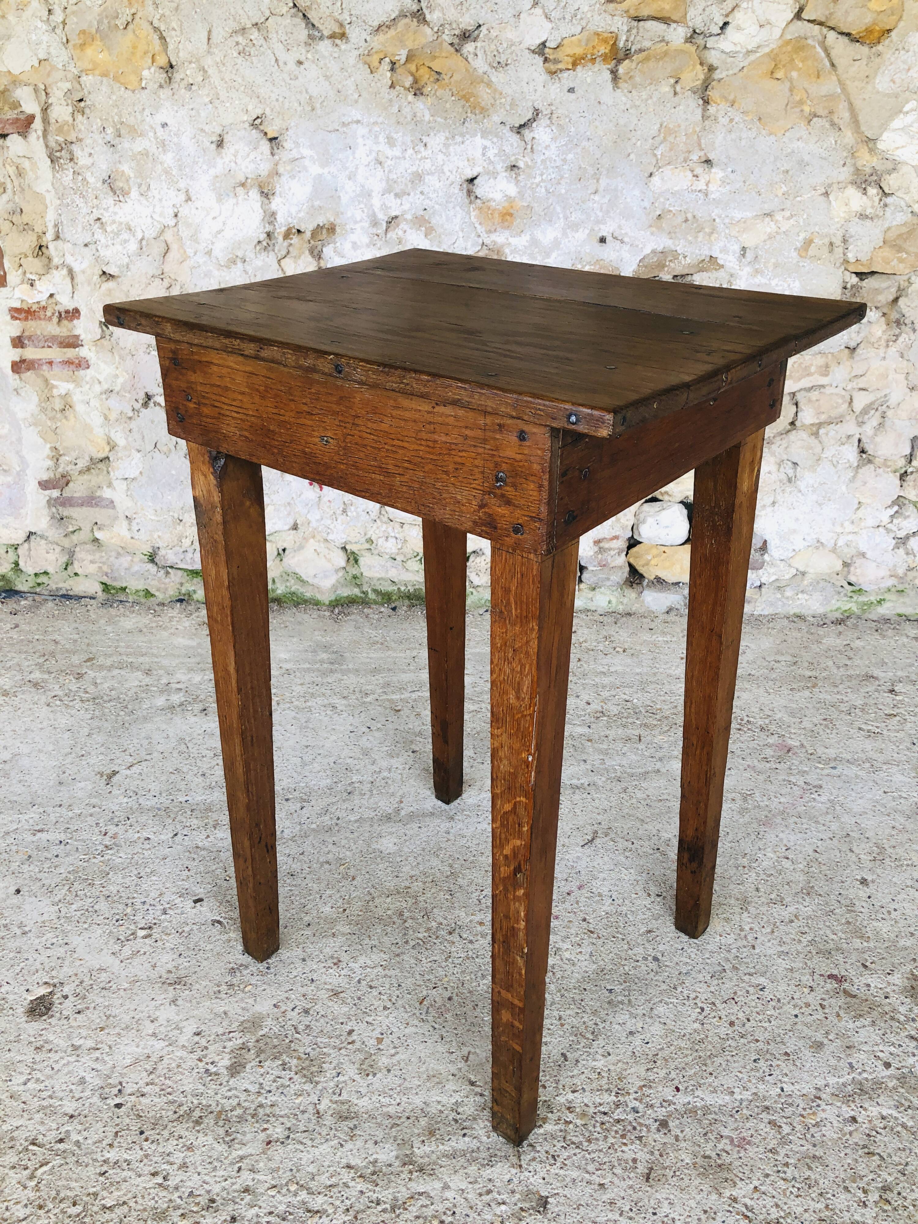 Console de ferme en bois vintage circa 1940