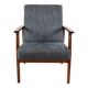 Vintage Black Club Armchair, 1970s