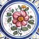 Decorative plate to hang, Italian earthenware