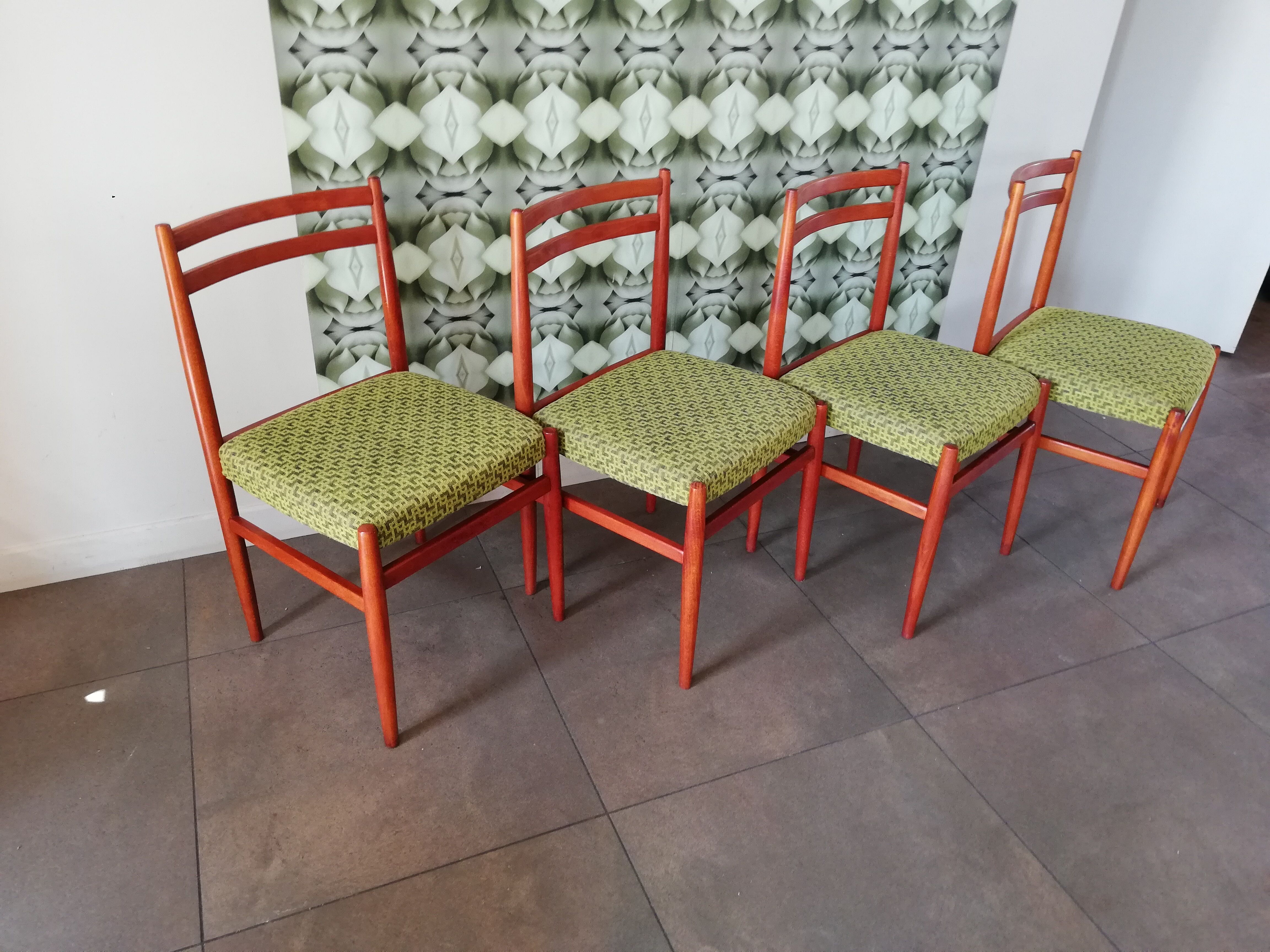 Set of 4 Czech Art Deco Chairs Ton, 1971, Up Zavody, Thonet