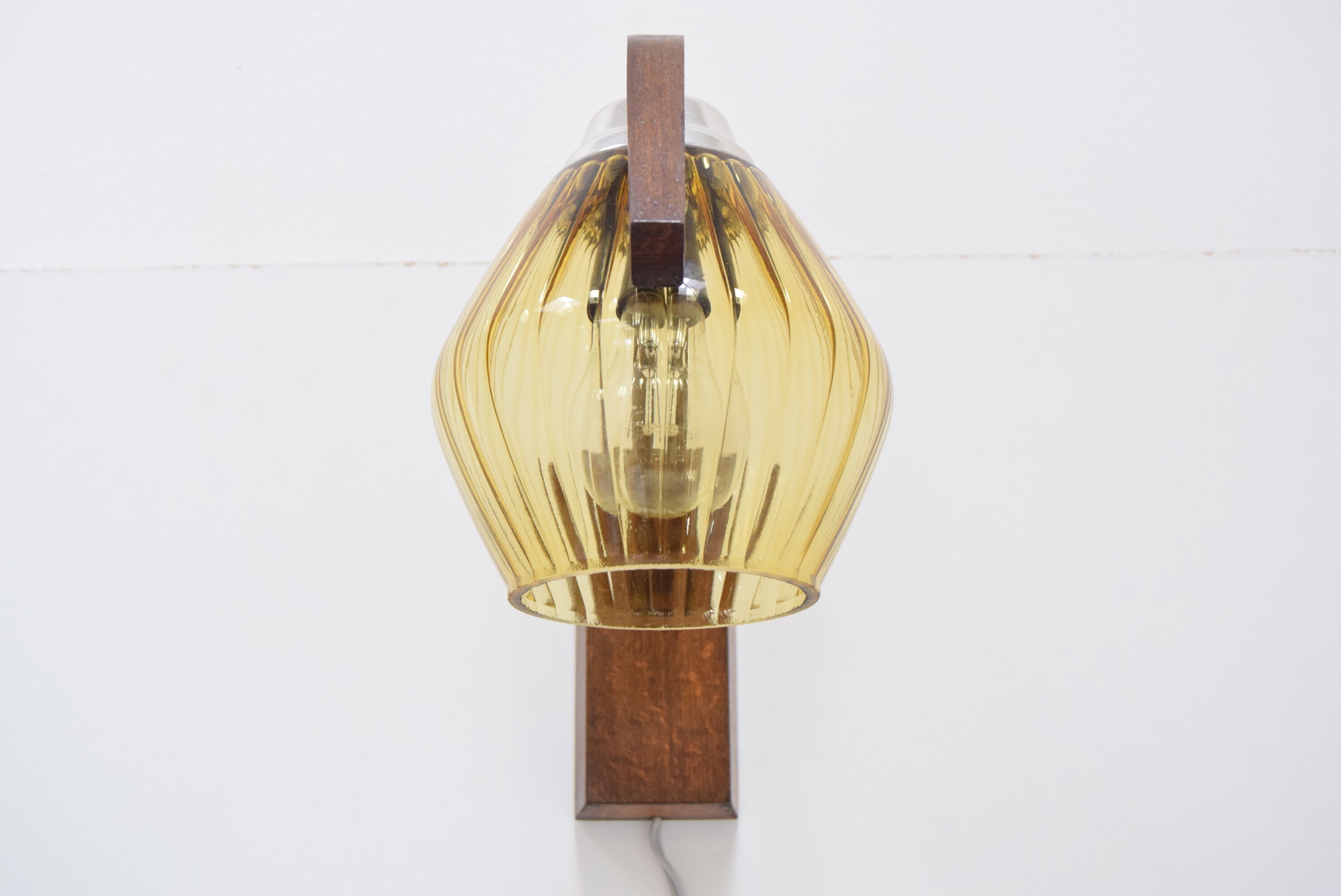 Mid-century Wall Lamp by Drevo Humpolec, 1960’s.
