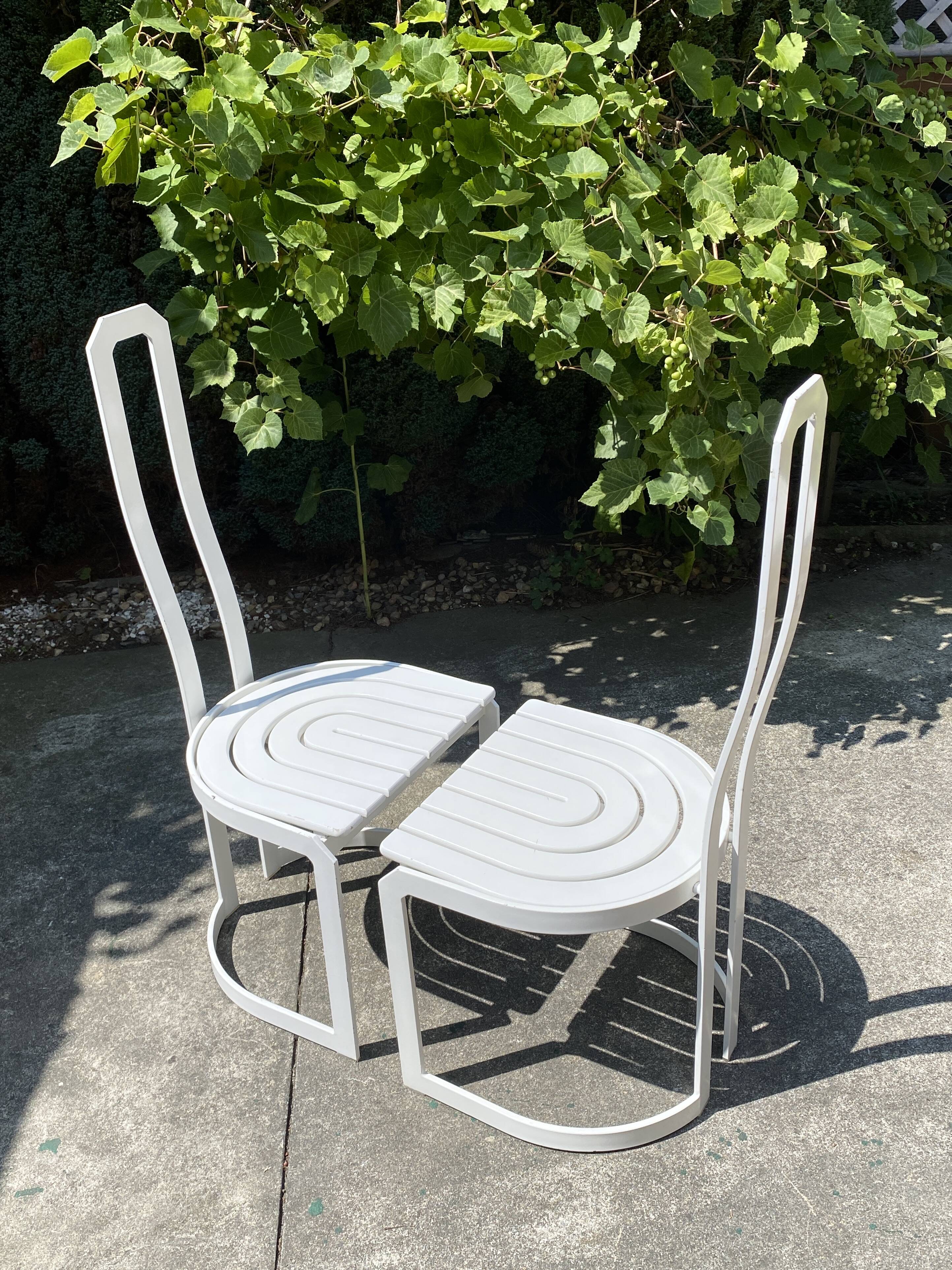 Post-Modern chairs by Allmilmö, 1980s